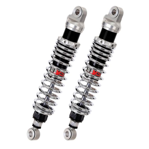 YSS G-Top rear shock absorbers 335-345mm chromed Triumph Bonneville 800 2001-2006