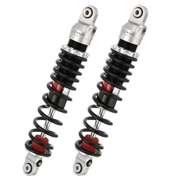 YSS G-Top rear shock absorbers 350mm black spring Kawasaki KX125 1974-1976