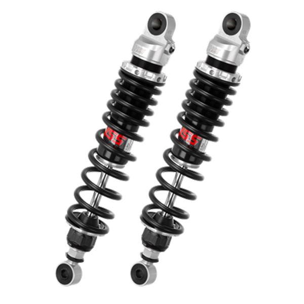 YSS G-Top rear shock absorbers 345-355mm black spring Kawasaki ER5 2001-2007