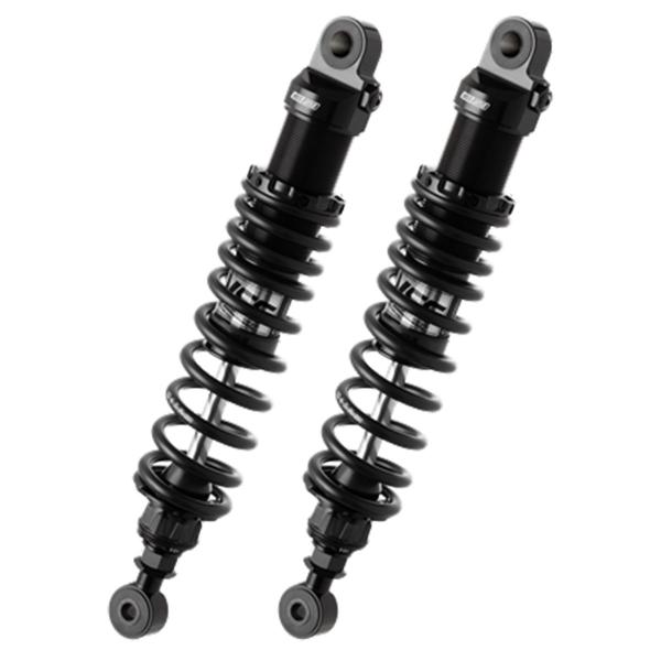 YSS G-Top black rear shock absorbers 360-370mm Kawasaki Z1-Z1000 (Damper M) 1977-1983