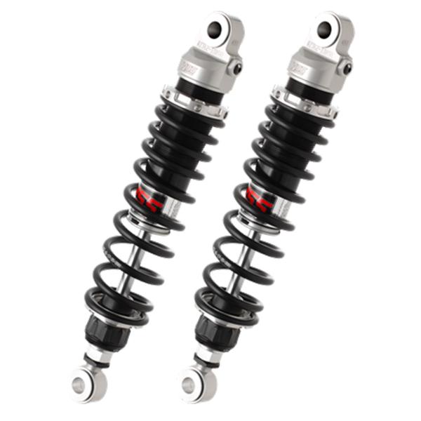 YSS G-Top rear shock absorbers 385mm black spring Husqvarna CR125 1977-1978