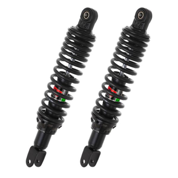 YSS DTG rear shock absorbers 340mm black spring Piaggio Vespa GTV250 ie 2006-2009