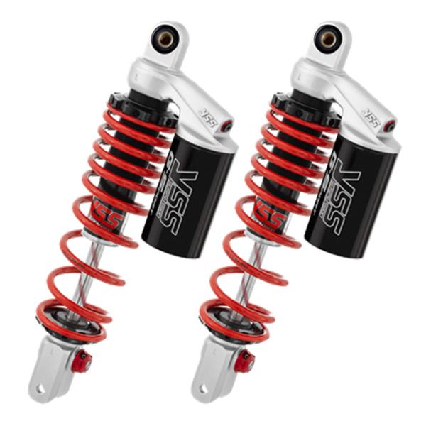 YSS Eco rear shock absorbers 330-340mm red spring Yamaha Nmax 125 2015-2024