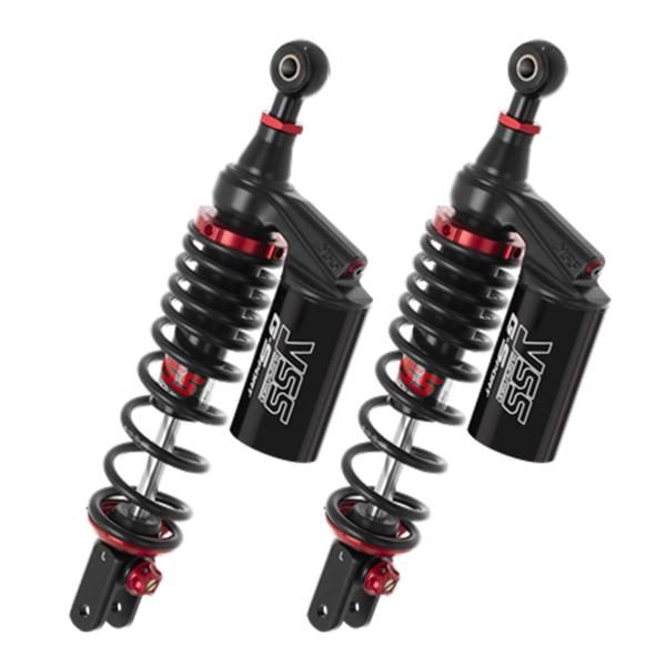 YSS G-Top rear shock absorbers 335-345mm black spring Honda PCX150 2014-2017