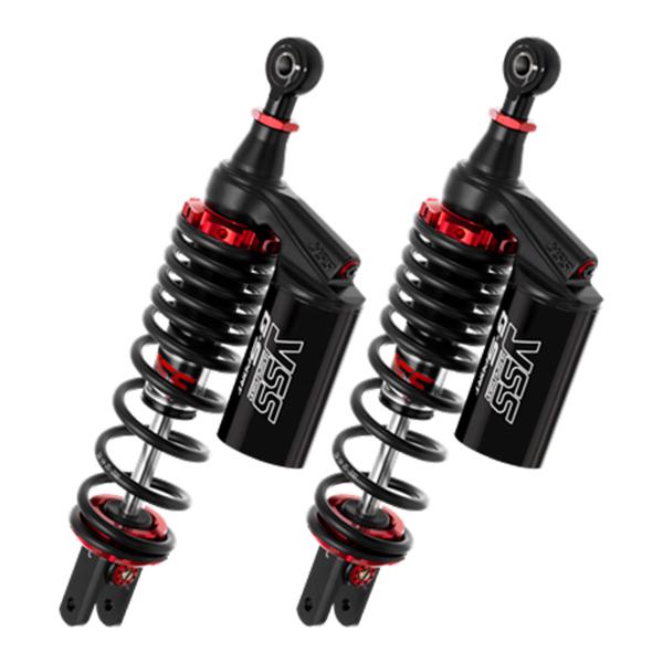 YSS G-Top rear shock absorbers 335-345mm black spring Yamaha Nmax 155 2015-2019