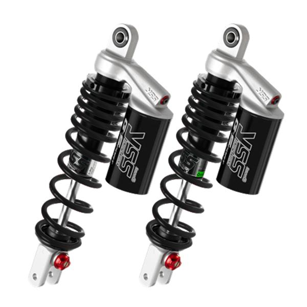 YSS G-Top rear shock absorbers 350mm black spring Yamaha Xmax 250 2017-2024