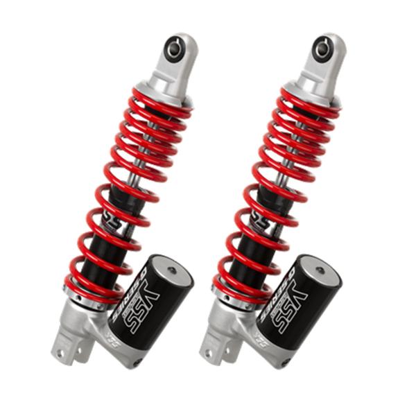 YSS K-Eco rear shock absorbers 375mm silver/black Honda SH125i 2013-2016
