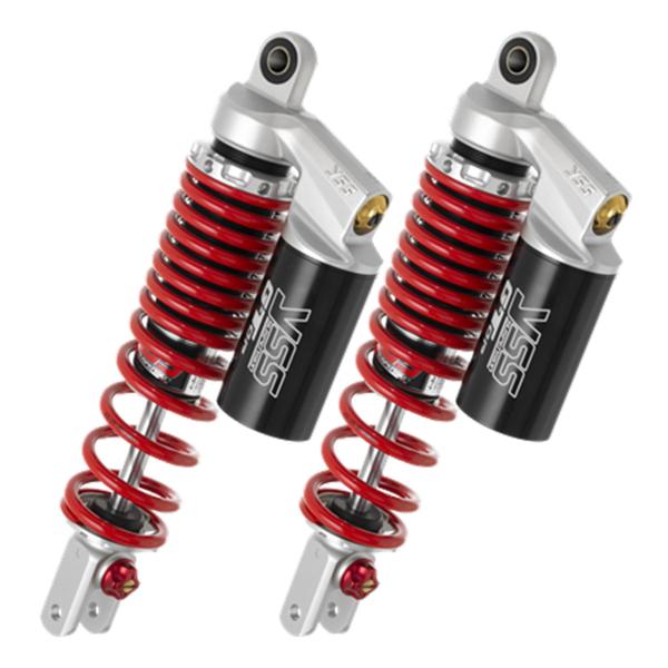 YSS G-Top rear shock absorbers 340mm red spring Piaggio Vespa GTS125 4T ABS 2017-2018