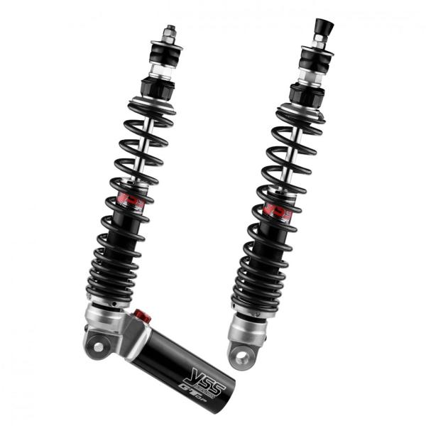 YSS G-Top rear shock absorbers 340mm black spring Piaggio Vespa GTS125 4T 2009-2016