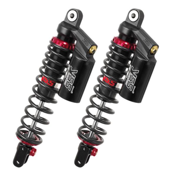 YSS G-Top rear shock absorbers 340mm black spring Piaggio Vespa GTS125 IGET 2018-2020