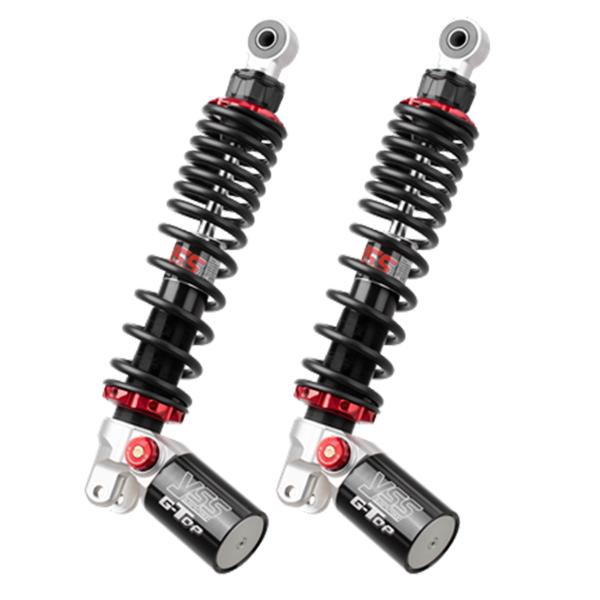 YSS G-Top rear shock absorbers 325mm black spring Lambretta X300 2023-2024
