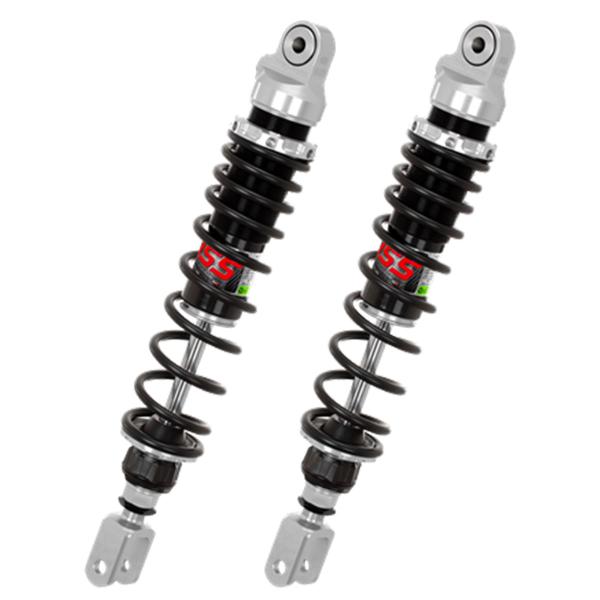 YSS G-Top rear shock absorbers 365-375mm black spring Suzuki Burgman 650 2002-2011