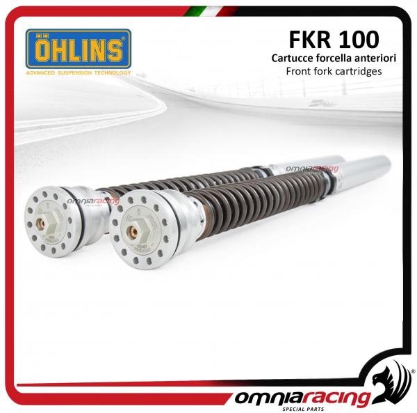 Coppia cartucce forcella Ohlins TTX FKR100 con molle per Yamaha YZF R1 (fork KYB) 2015>