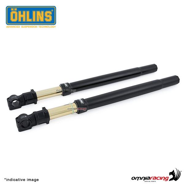 Ohlins FF521 forcella steli rovesciati Custom USD 43 800mm colore nero con cartucce regolabile