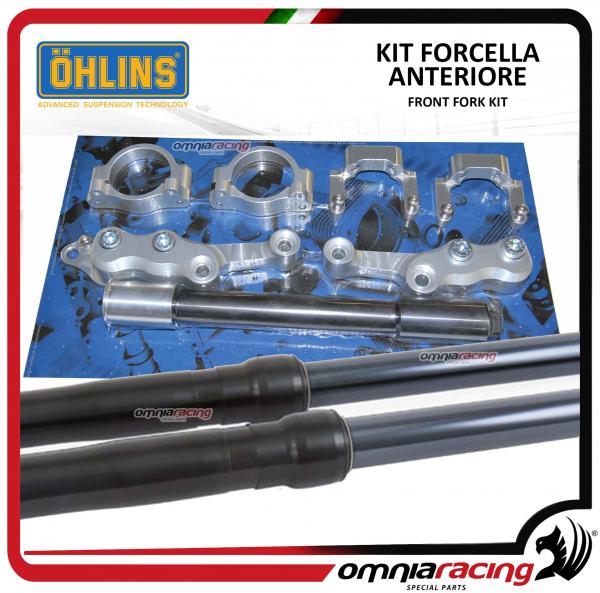 Ohlins FG621 kit Forcella steli tradizionali neri + kit piastre BMW RnineT Scrambler/GS/Pure/Racer