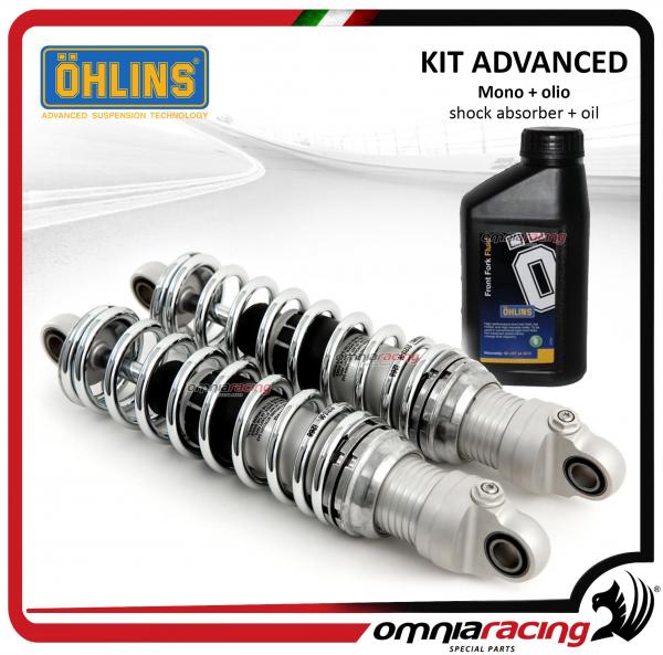 Ohlins kit Advanced coppia di ammortizzatori + olio per Harley Davidson XL1200 Sportster 2002>