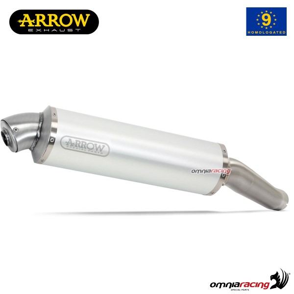 Terminale di scarico Arrow Maxi Race-Tech omologato in alluminio per Honda CBR1000RR 2004>2007