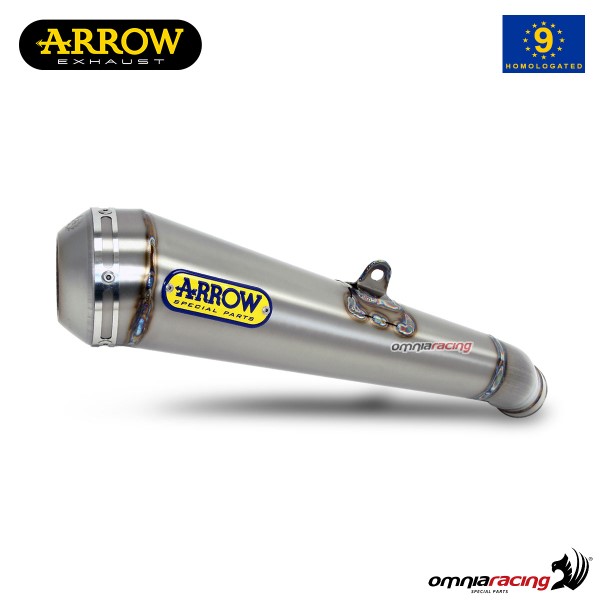 Arrow exhaust Pro-Race slip-on titanium approved for Kawasaki Z750S 2005>2006