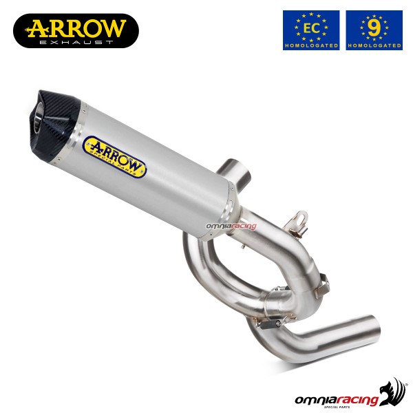 Arrow full system exhaust approved in aluminum for Ducati Multistrada 1200/S 2010>2014