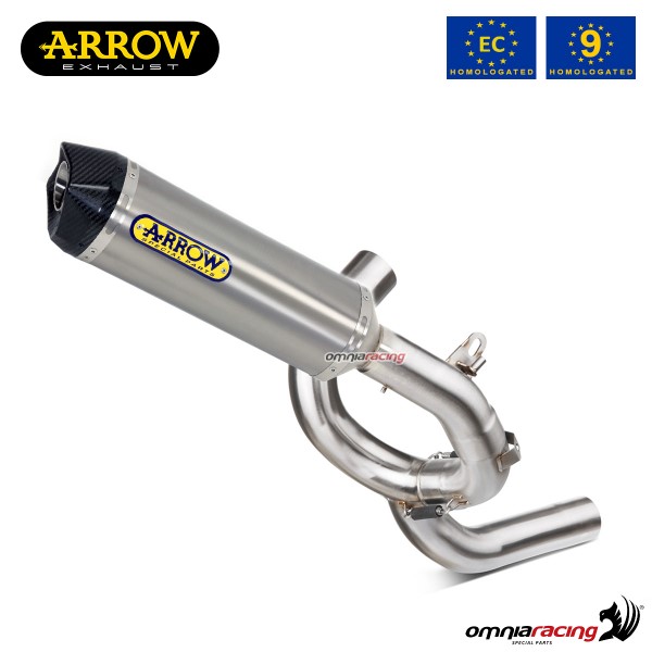 Arrow full system exhaust approved in titanium for Ducati Multistrada 1200/S 2010>2014