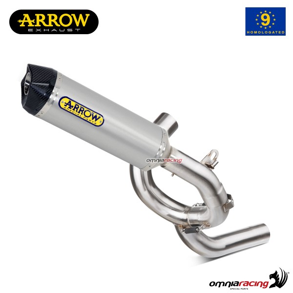 Arrow full system exhaust approved in aluminum for Ducati Multistrada 1200/S 2010>2014