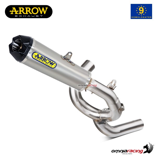 Arrow full system exhaust approved in titanium for Ducati Multistrada 1200/S 2010>2014
