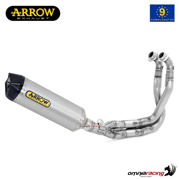 Arrow full system exhaust approved in aluminum for Kawasaki Versys 650 2015>2016