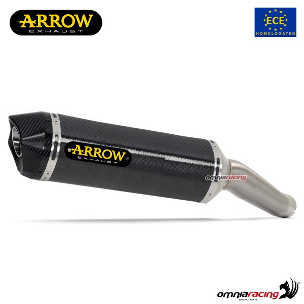 Arrow exhaust Race-Tech slip-on carbon approved for Honda NC750X 2021>2022