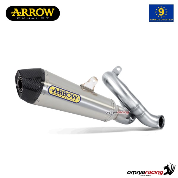 Terminale di scarico Arrow X-Kone omologato in acciaio per Honda CBR1000RR 2014>2016