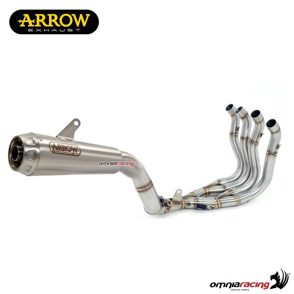 Impianto di scarico completo Arrow Pro-Race racing in acciaio per Honda CBR650R 2019>2021