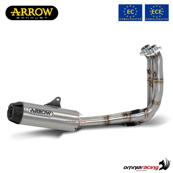 Arrow Jet Race full system exhaust approved in titanium for Yamaha Tracer 700 2020>2022