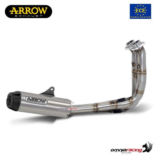 Arrow Jet Race full system exhaust approved in titanium for Yamaha Tracer 700 2020>2022