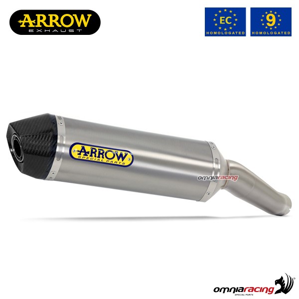 Arrow exhaust Race-Tech slip-on titanium approved for Yamaha XJR1300 2007>2017