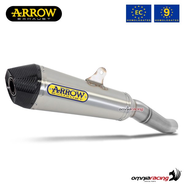 Arrow exhaust X-Kone slip-on steel alloy approved for Yamaha XJR1300 2007>2017