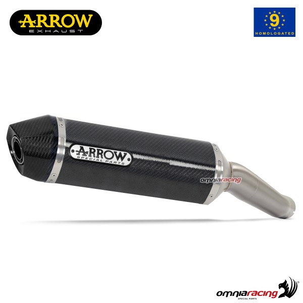 Arrow exhaust Race-Tech slip-on carbon approved for Yamaha XJR1300 2007>2017
