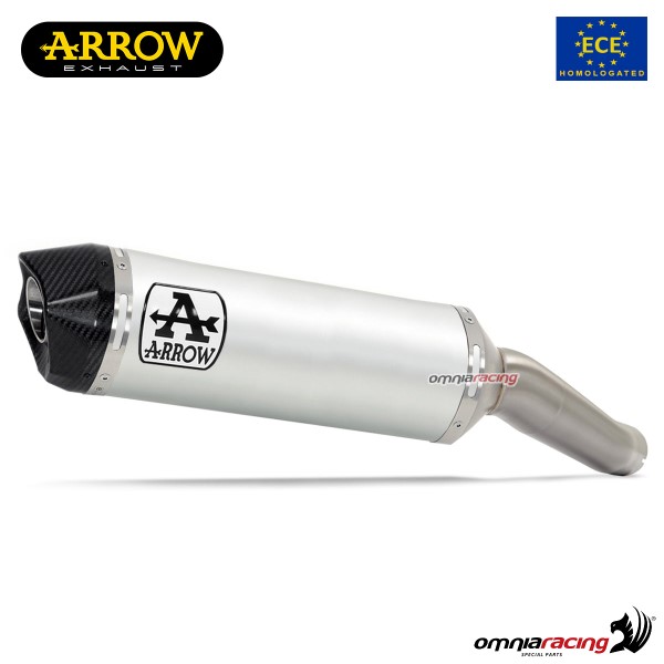 Arrow exhaust Race-Tech slip-on aluminum approved for Aprilia Tuono V4 1100 Factory 2019>2020