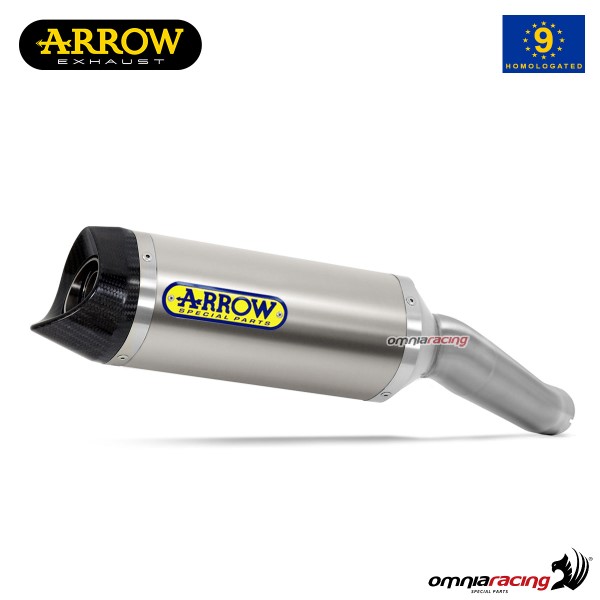 Arrow exhaust Thunder slip-on titanium approved for Yamaha R6 2006>2016
