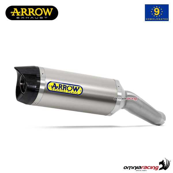 Terminale di scarico Arrow Thunder omologato in titanio per Honda CB1000R 2008>2017