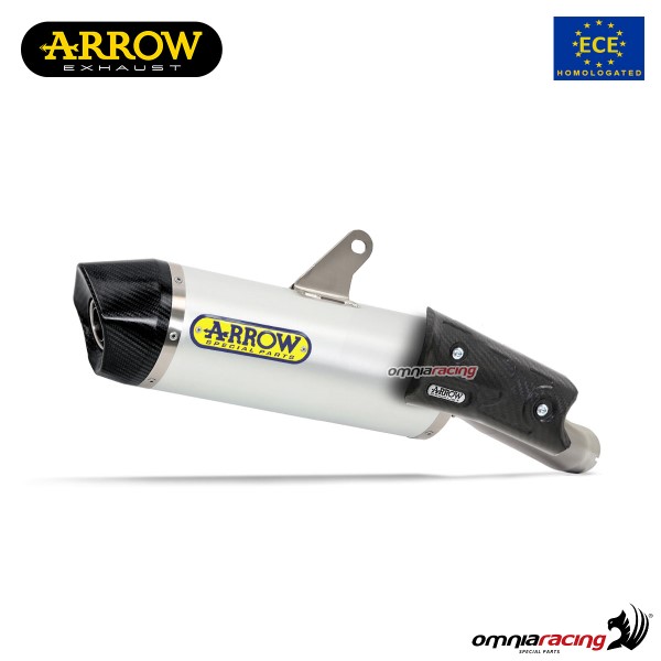 Arrow exhaust Indy Race slip-on aluminum approved for Yamaha MT10 2016>2020
