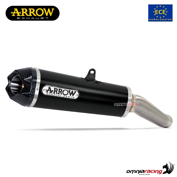 Arrow exhaust Works slip-on steel dark approved for Benelli 502C 2019>2020