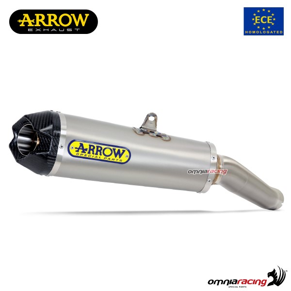 Arrow exhaust Works slip-on titanium approved for Benelli 502C 2019>2020