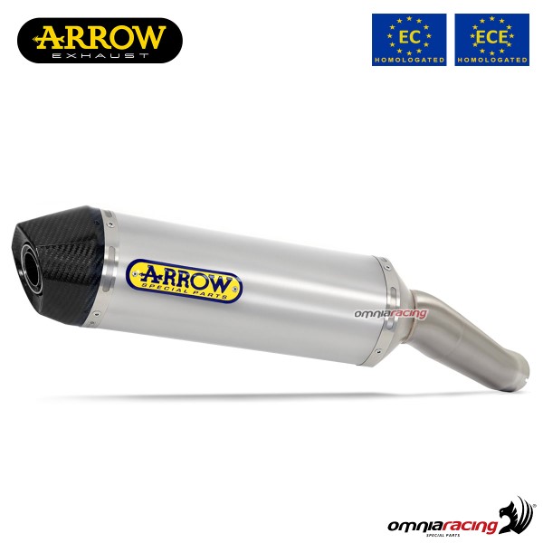 Scarico Arrow Race-Tech omologato in alluminio per Husqvarna 701 Enduro/Supermoto 2017>2019