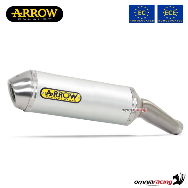 Terminale di scarico Arrow Race-Tech omologato in alluminio per KTM 690 Enduro R 2019>2023