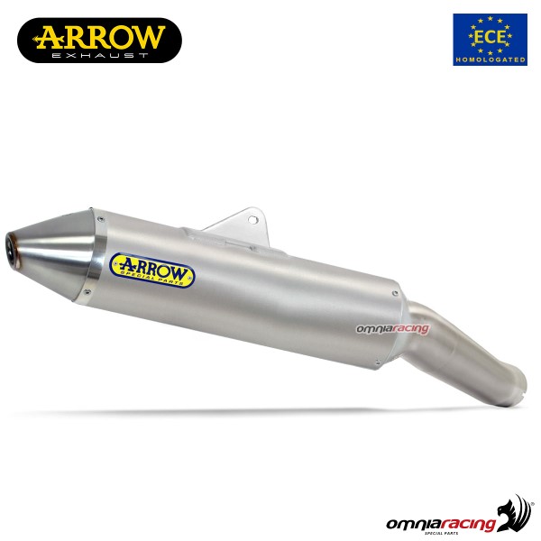 Terminale di scarico Arrow Thunder omologato in Titanio per Honda CRF300L 2021>2023