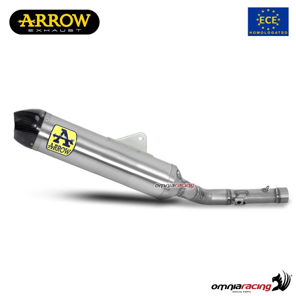 Terminale di scarico Arrow Race Tech omologato in titanio per Honda CRF450L 2019>2020