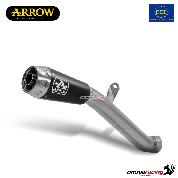 Arrow exhaust Pro Race slip-on steel dark approved for Bmw RNineT Urban 2021>2022