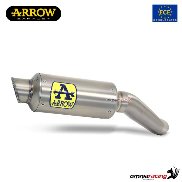 Terminale di scarico Arrow GP2 omologato in titanio per Husqvarna Svartpilen/Vitpilen 125 2021>