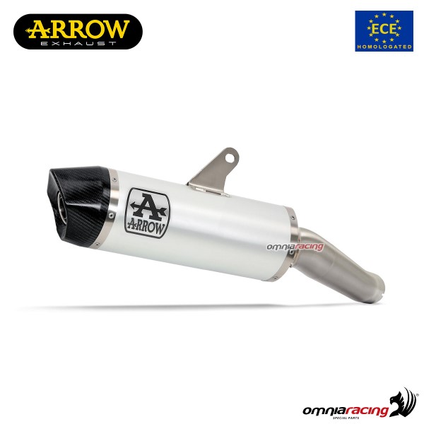 Terminale di scarico Arrow Indy Race omologato in alluminio per Honda Forza 750 2021-2023
