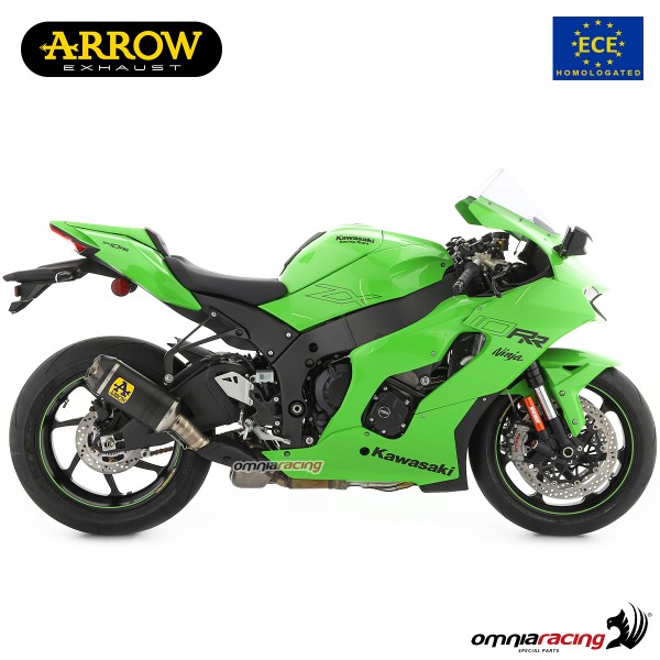 Arrow exhaust Indy Race slip-on carbon approved for Kawasaki ZX10R/ZX10RR  2021