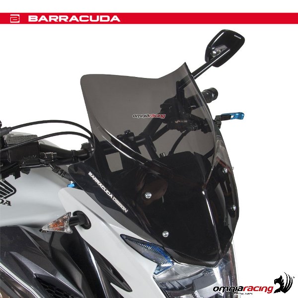 RICONDIZIONATO Kit cupolino Barracuda in Plexiglass semitrasparente/fume per Honda CB500F 2016>2020